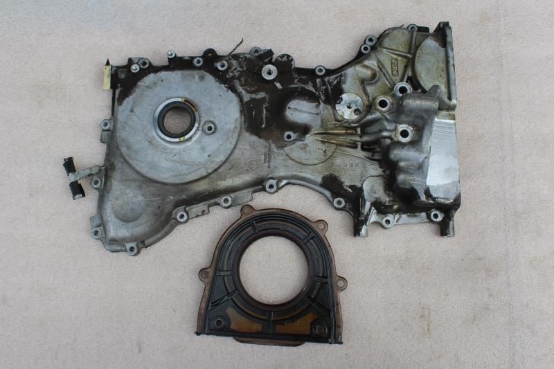 2013 JAGUAR XF ENGINE MOTOR TIMING CHAIN COVERS 2.0L BB5E-6059-AE