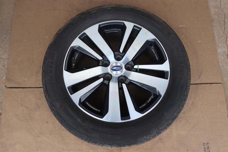 2015-2019 SUBARU LEGACY WHEEL RIM TIRE MICHELIN 225/60 R18 18X7.5 ALLOY OEM
