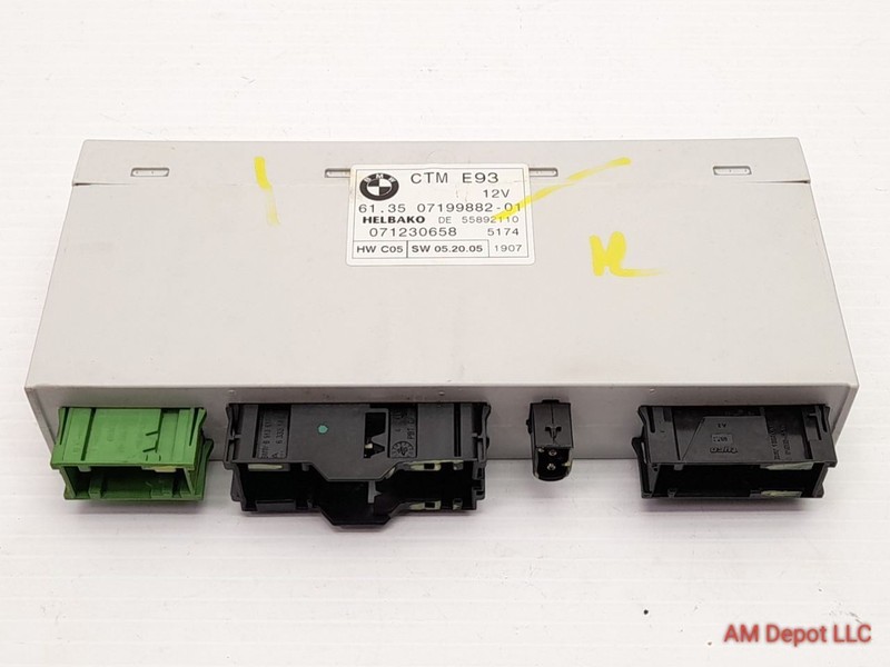 2007 BMW 335i 335xi 328xi 328i E93 Convertible Top Control Module 61359281722