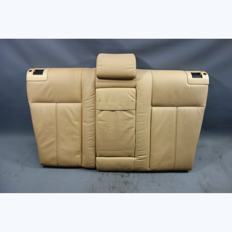 1997-2003 BMW E39 5-Series Sedan Rear Folding Seat Backrest Beige Leather OEM