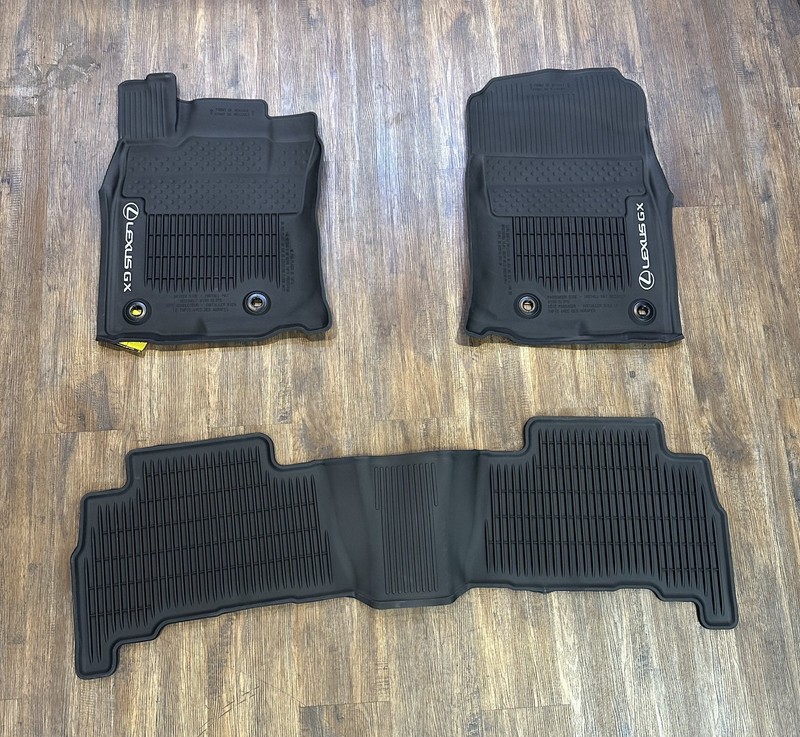 2017-22 LEXUS GX460 ALL WEATHER FLOOR MAT SET - OEM - PART # PT908-60170-XX