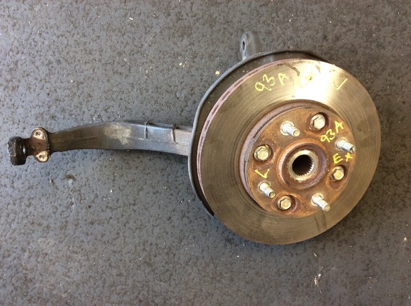 91 92 93 Accord EX SE Left Front ABS Suspension Knuckle Spindle Hub Used OEM