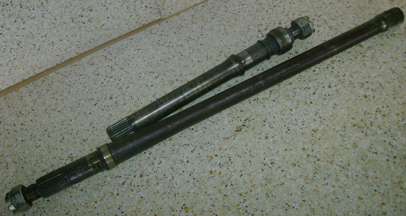 2000 Kawasaki Bayou 220 LF2 ATV Rear Axle Bolt Shaft Spline Nut Left Right 01 D9