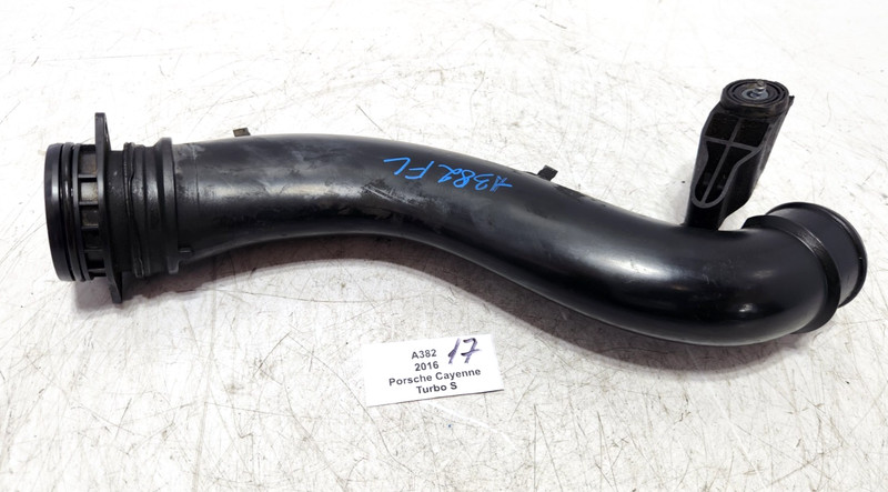 ✅11-18 OEM Porsche Cayenne Turbo 958 4.8L Left Driver Side Intercooler Hose Pipe