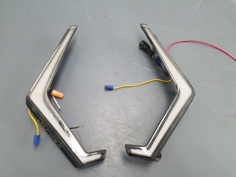 #6411 R3 - 2020 19 21 Polaris RZR XP Turbo LED Fang Lights 949 Miles