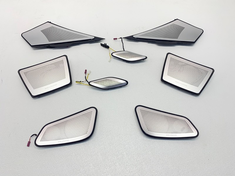 BMW F01 F06 F10 F12 F13 Bang & Olufsen Audio Speaker Grille Trim Cover Set! OEM✅