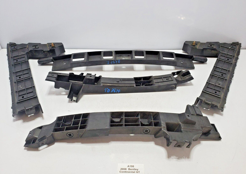 ✅ 03-12 OEM Bentley Continental GT Rear Left Right Center Bumper Bracket SET