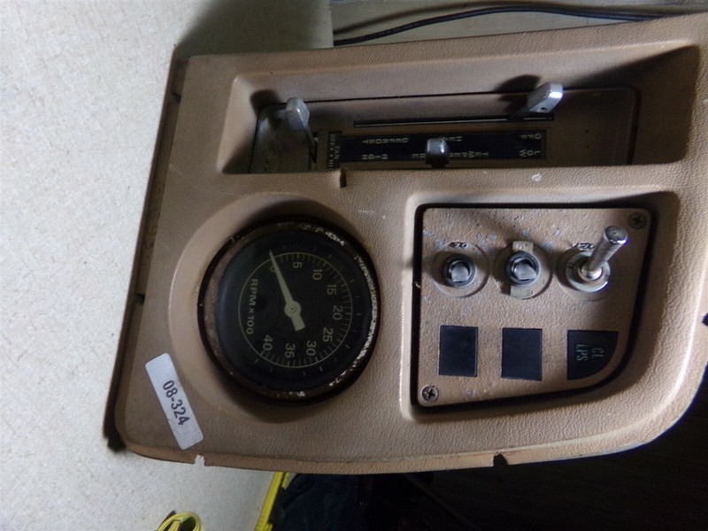 Dash Panel G-593-F Vintage Gauge Cluster w/ Switches & Climate Control