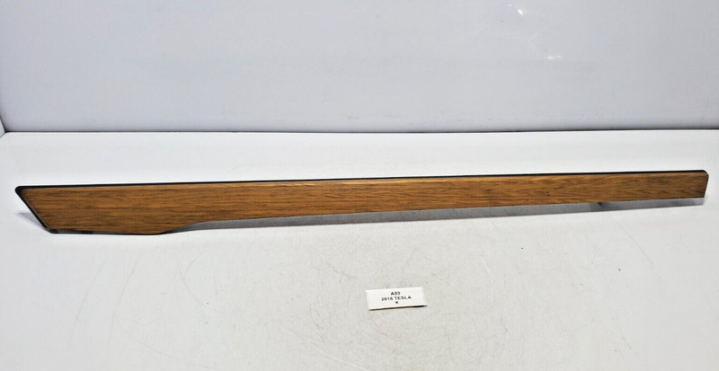 ✅ 2016-2020 OEM Tesla Model X Rear Right Passenger Side Door Trim Cover Wood