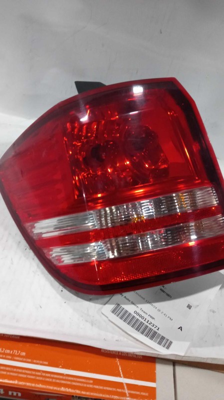 Used Left Tail Light Assembly fits: 2009 Dodge Journey quarter panel mounted Lef