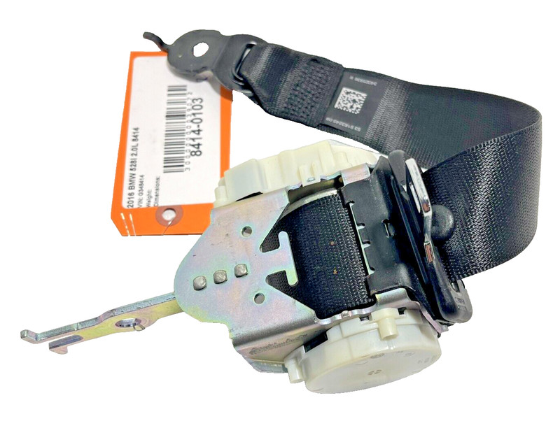 2011-16 BMW 528i F10 Rear Passenger Side Seatbelt Seat Belt Retractor OEM Black