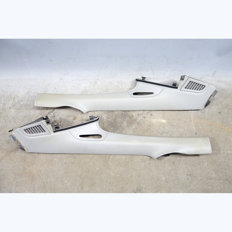1998-2006 Porsche 996 911 Coupe Rear C-Pillar Cover Trim Pair Graphite Grey OEM