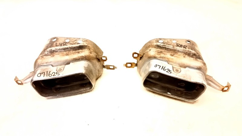 13-15 BMW F01 F02 750i 750Li 4.4 EXHAUST MUFFLER TIP LEFT RIGHT SET OEM 071625
