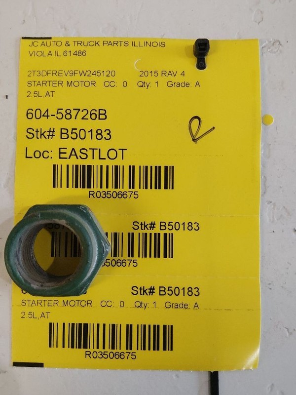 Starter Motor 2GRFE Engine 6 Cylinder Fits 05-18 AVALON 3506675