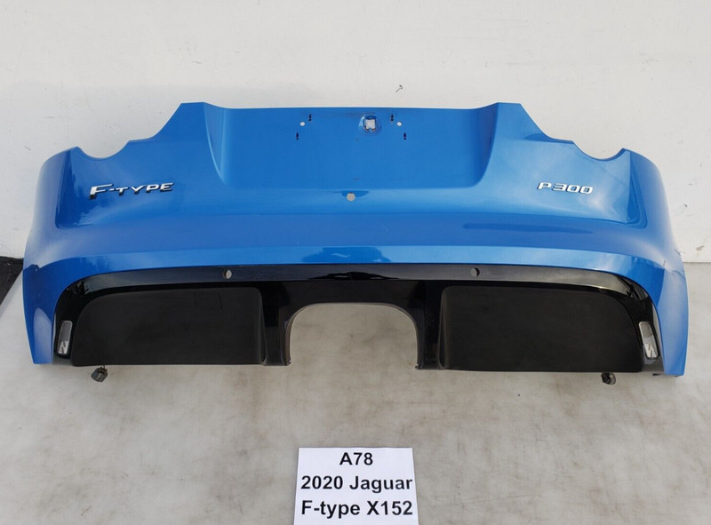 ✅ 2018-2020 OEM Jaguar F-Type X152 Rear Bumper Cover Ultra Blue Metallic 1BJ