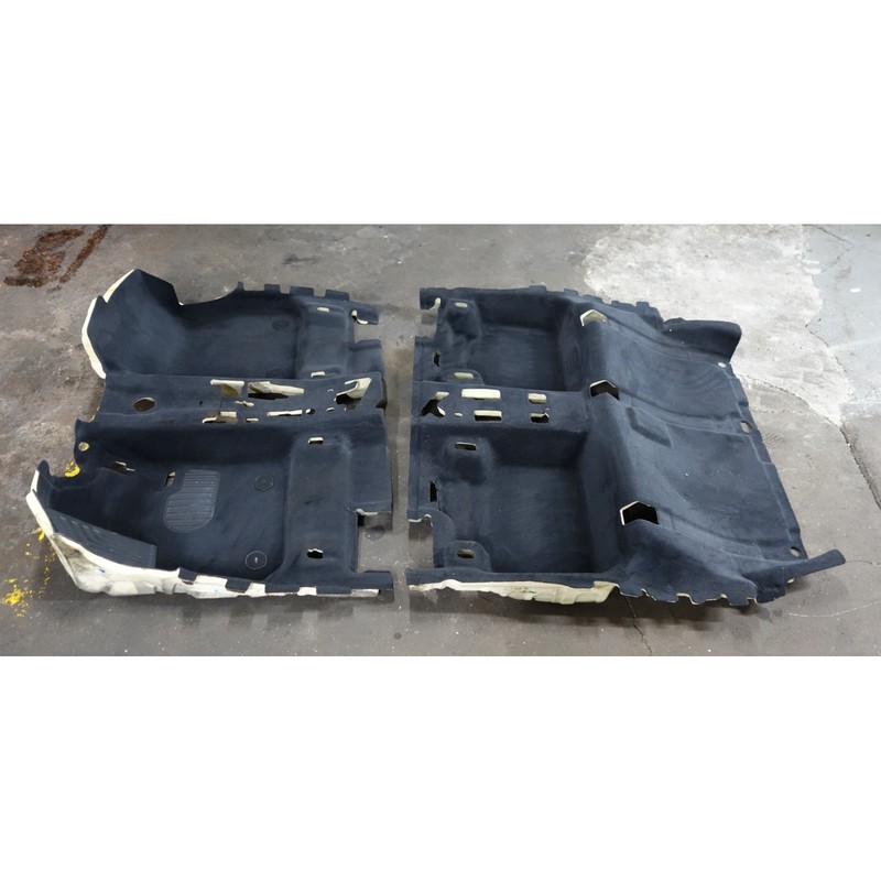 24-25 BMW U10 X2 28iX Factory Floor Carpet Covering Set Black Front Rear OEM