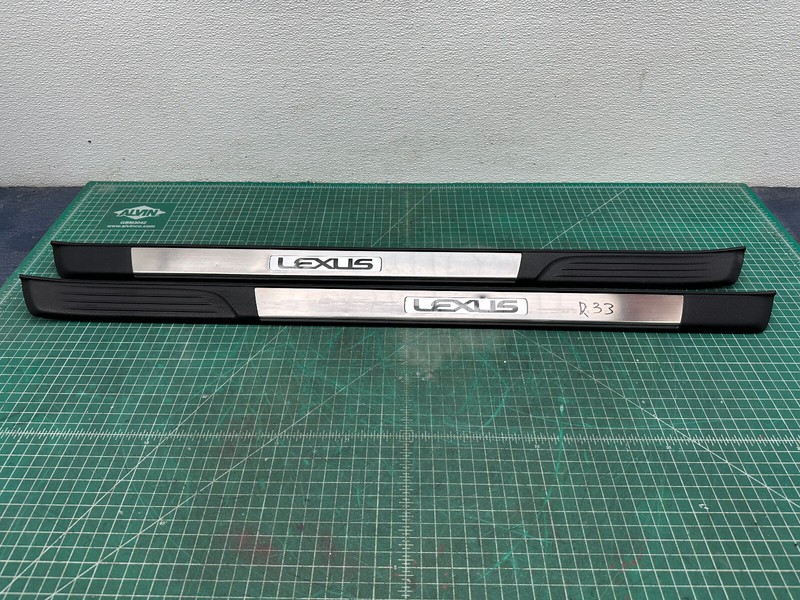 15-20 LEXUS RC300 RC350 DOOR SILL PANEL SCUFF PLATE STEP COVER TRIM SET OEM