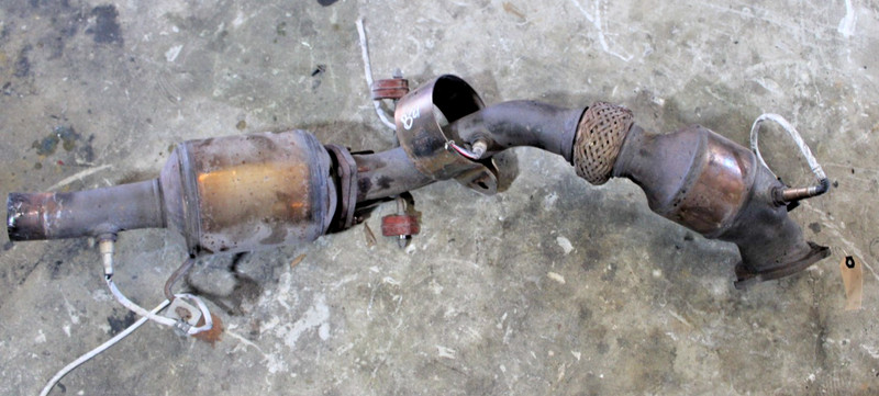 12-19 LR Range Rover Evoque L5382.0L Upper & Lower Exhaust Downpipe OEM 170K