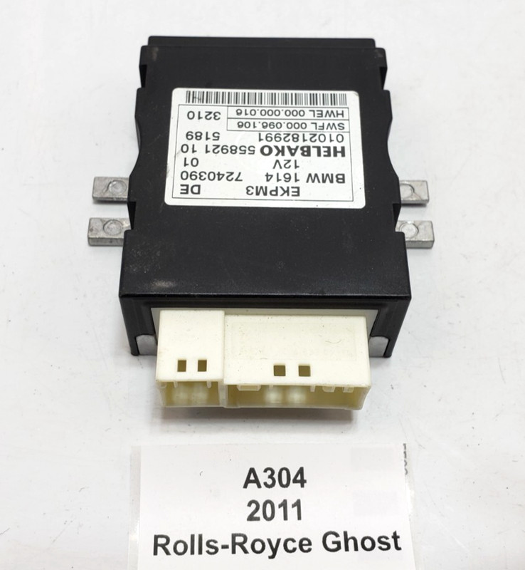 ✅ 2010-2014 OEM Rolls Royce Ghost RR4 Helbako Fuel Pump Control Module