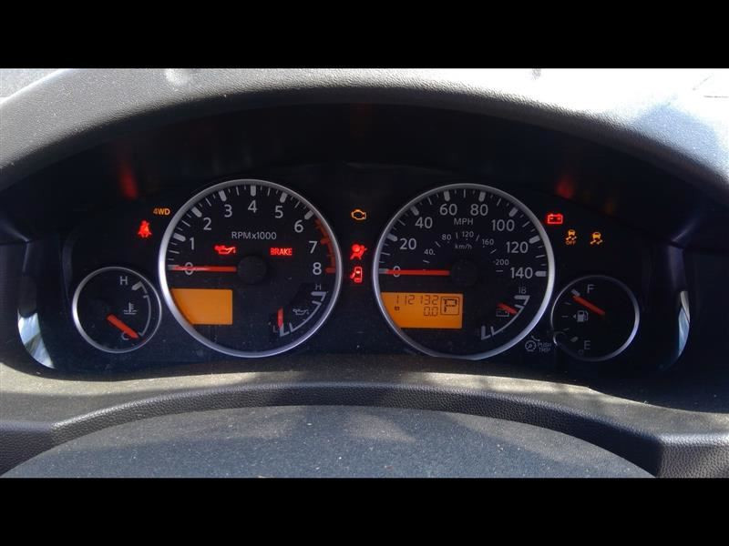 2012 Nissan Pathfinder 4.0 4x4 LE Silver SV Speedometer Gauge Cluster 112k Oem