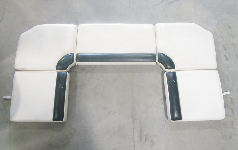 2001 Aquatron 2100 Bow Rider Marine Boat 21' Rear Stern Jump Seat Cushion Set