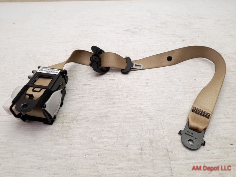 2011 BMW X5 X6 E70 E71 35i 40i Front Right Passenger Seat Belt Retractor Beige
