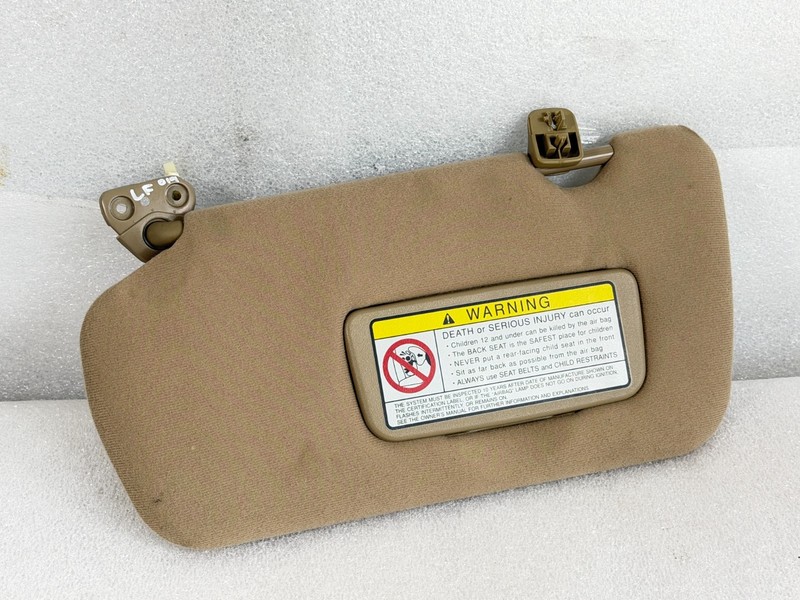 2000-2003 Nissan Maxima Driver Sun Visor Mirror Left Sun Visor Beige #019