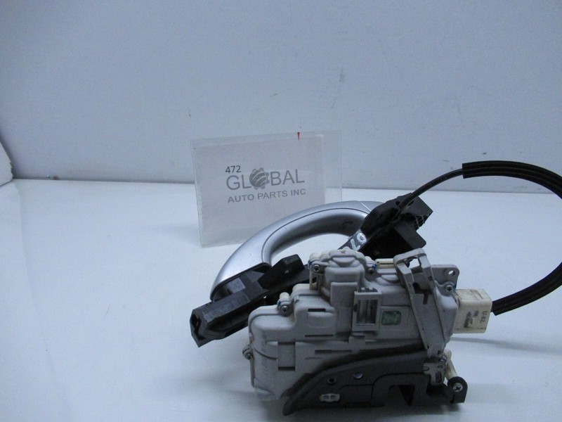 2007-2015 AUDI Q7 REAR LEFT DRIVER SIDE DOOR LOCK LATCH W HANDLE SILVER OEM