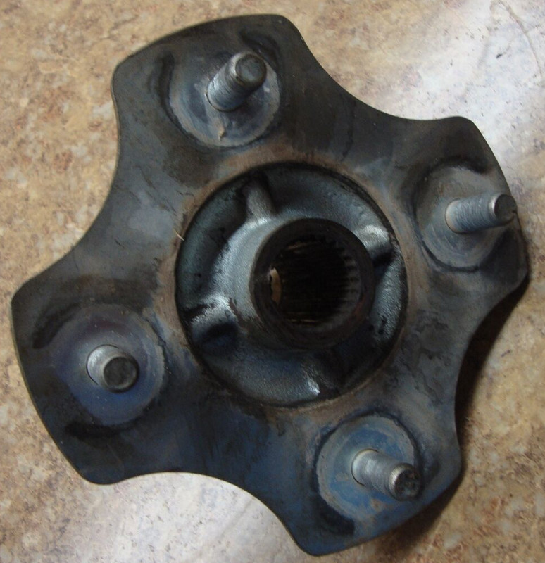 1988 Honda Fourtrax TRX200 TRX 200 SX Rear Axle Hub Spindle Wheel Mount 4 Lug