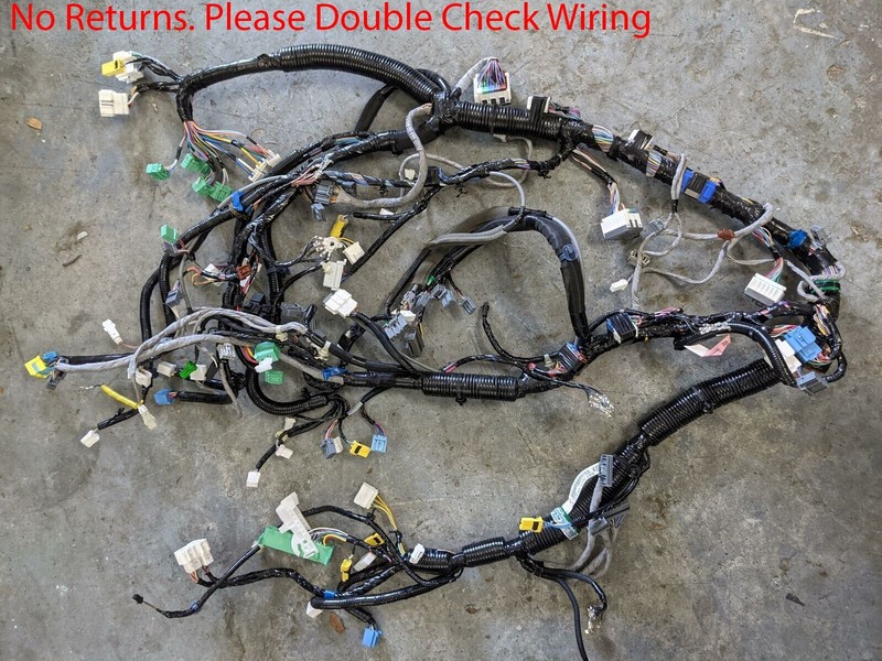 Dashboard Dash Wiring Harness 32117-TZ6-A13 2017 Acura MDX Check Description