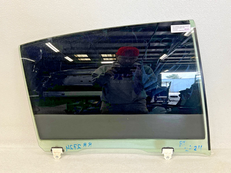 ⭐2017-2024 INFINITI Q50 REAR RIGHT SIDE RH DOOR WINDOW GLASS PANEL OEM LOT2724