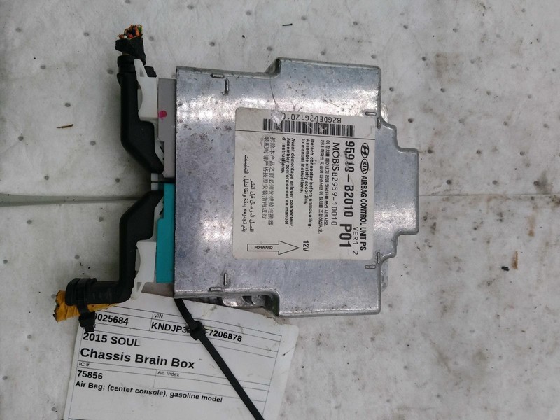 Used Air Bag Module fits: 2015 Kia Soul Air Bag center console gasoline model Gr