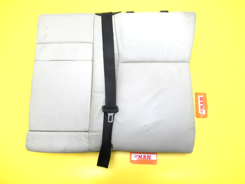 SEAT BACK REAR UPPER Driver Side WHITE CAR CREAME LEATHER LH oem 03-07 SAAB 9-3