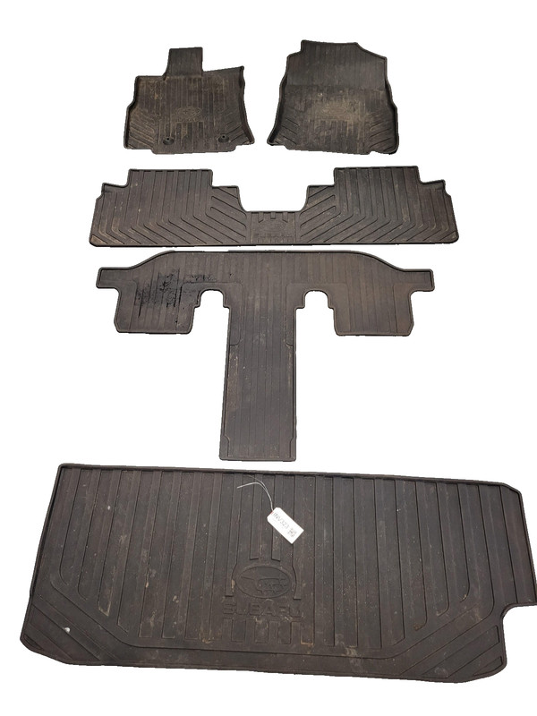 Used Oem Subaru Front & Rear Floor Carpet Mat for 2019-2023 Ascent Base 2.4L AWD