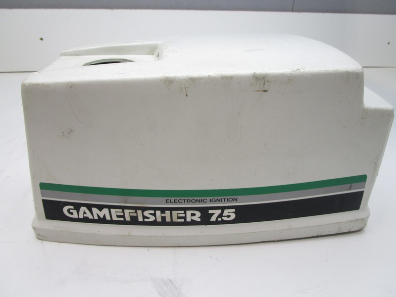 Sears Game Fisher Electronic Ignition Outboard Cowl Engine Cover Hood 7.5HP