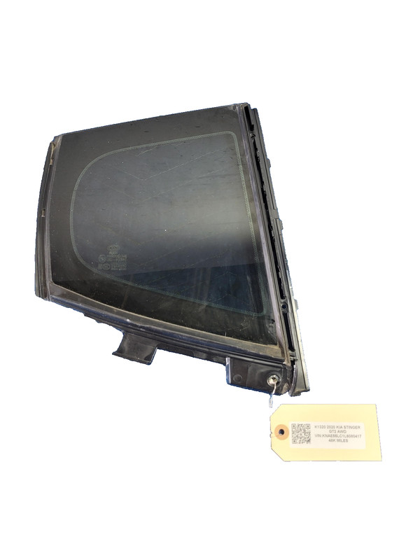 2018-2023 Kia Stinger GT2 Right Passenger Rear Door Vent Fixed Window Glass OEM