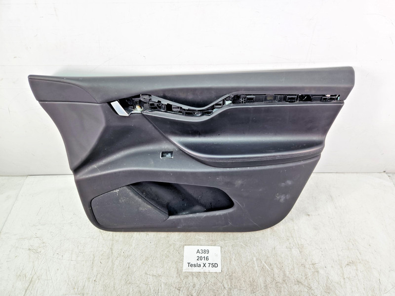 ✅ 16-20 OEM Tesla Model X Front Right Passenger Side Door Panel Trim Card Black*