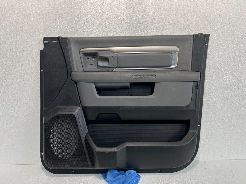 13-18 DODGE RAM 1500 POWER DOOR PANEL FRONT PASSENGER Diesel Gray OEM