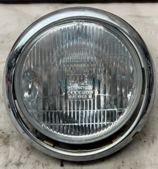 1999 Suzuki Savage LS650 Headlight with Bracket Mount Front Light Casing LS 650