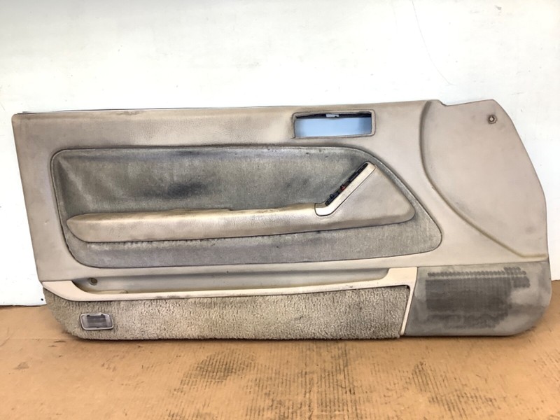 90-93 Accord 2Dr Coupe Left Front Door Panel Lining Beige Ivory Liner Used OEM