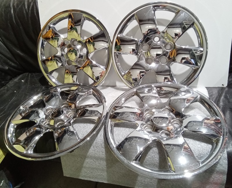 CHERNG MIN CM-9810-16" Chrome 6 Spoke Wheel Covers 5x115mm BC Set of 4