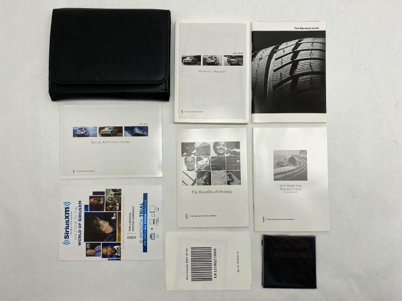 Owners Manual 2014 Lincoln MKX 80994