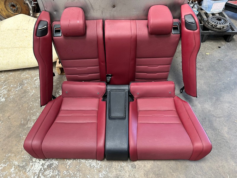 17 LEXUS RC350 REAR SEAT UPPER AND LOWER CUSHION COMPLETE SET OEM