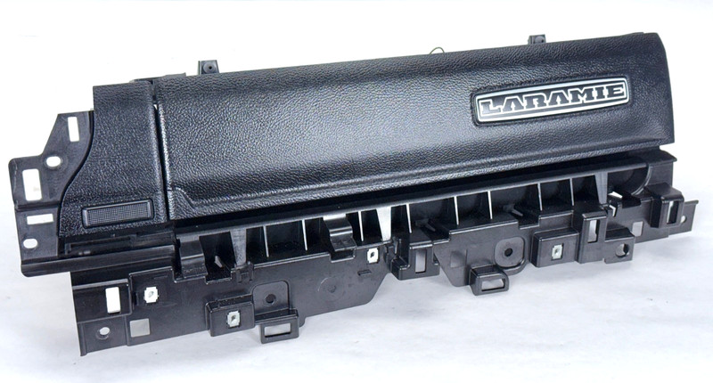 ✅ 19-25 RAM 1500 5th Gen LARAMIE OEM UPPER RIGHT GLOVE BOX COMPARTMENT Black RH