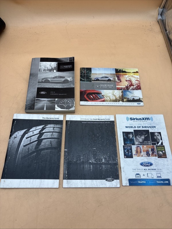 2015 Ford MUSTANG Owners Manual Quick Reference Guide With Free Shipping