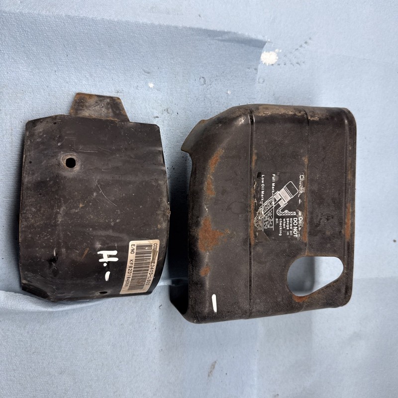 1980’s - 1990’sClub Car Ds Gas Fz340 Kf82d Golf Cart Motor Cooling Covers