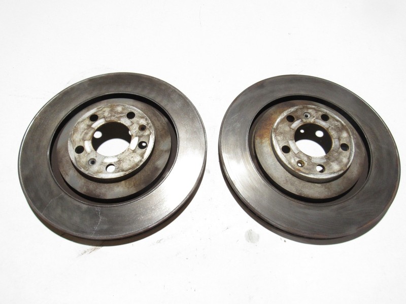 Bentley Continental GT 2012 6.0L Rear Right Left Brake Rotor Disc Set 11-18 ;#3