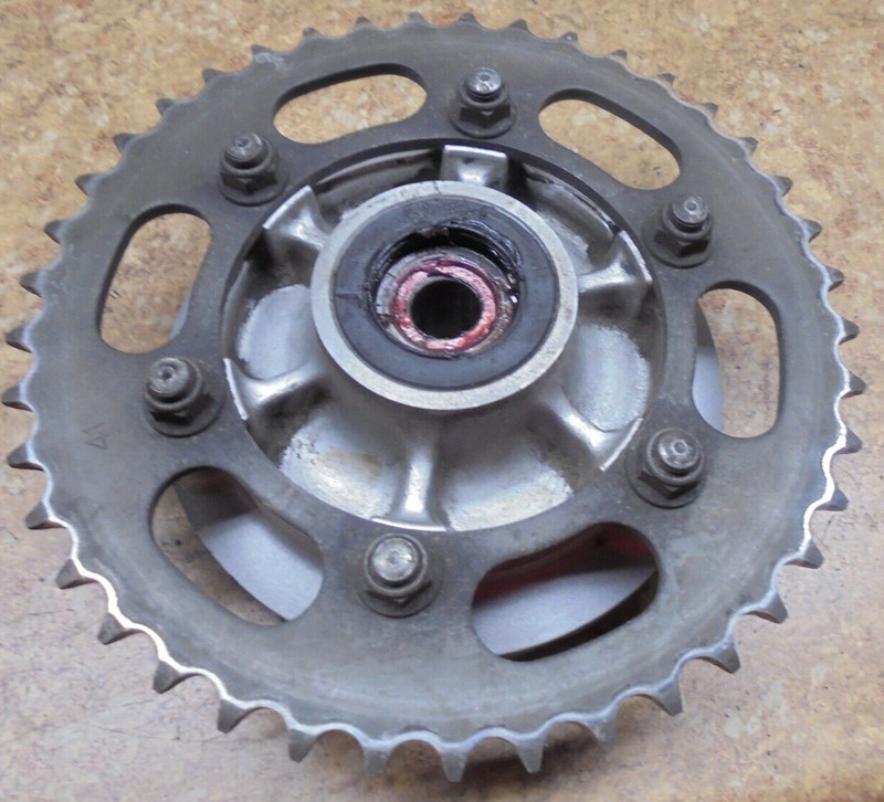 2005 2006 Kawasaki Ninja EX500 EX 500 D Rear Chain Sprocket Cush Drive Back 06