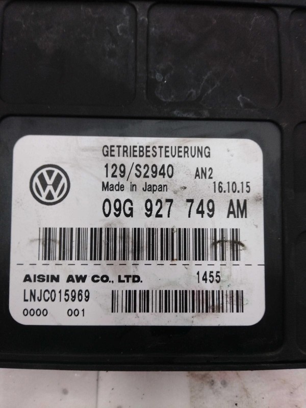 Used Transmission Control Module fits: 2016 Volkswagen Jetta Transmission Sdn 1.