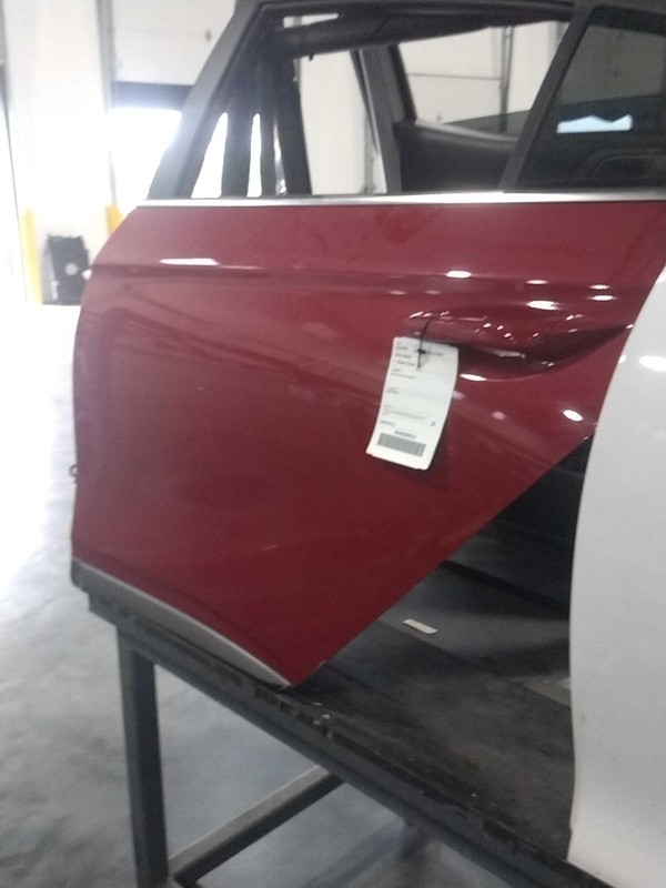 2019 Hyundai Ioniq Left Rear Door Red 4DR HTBK 690786, 47K Mileage